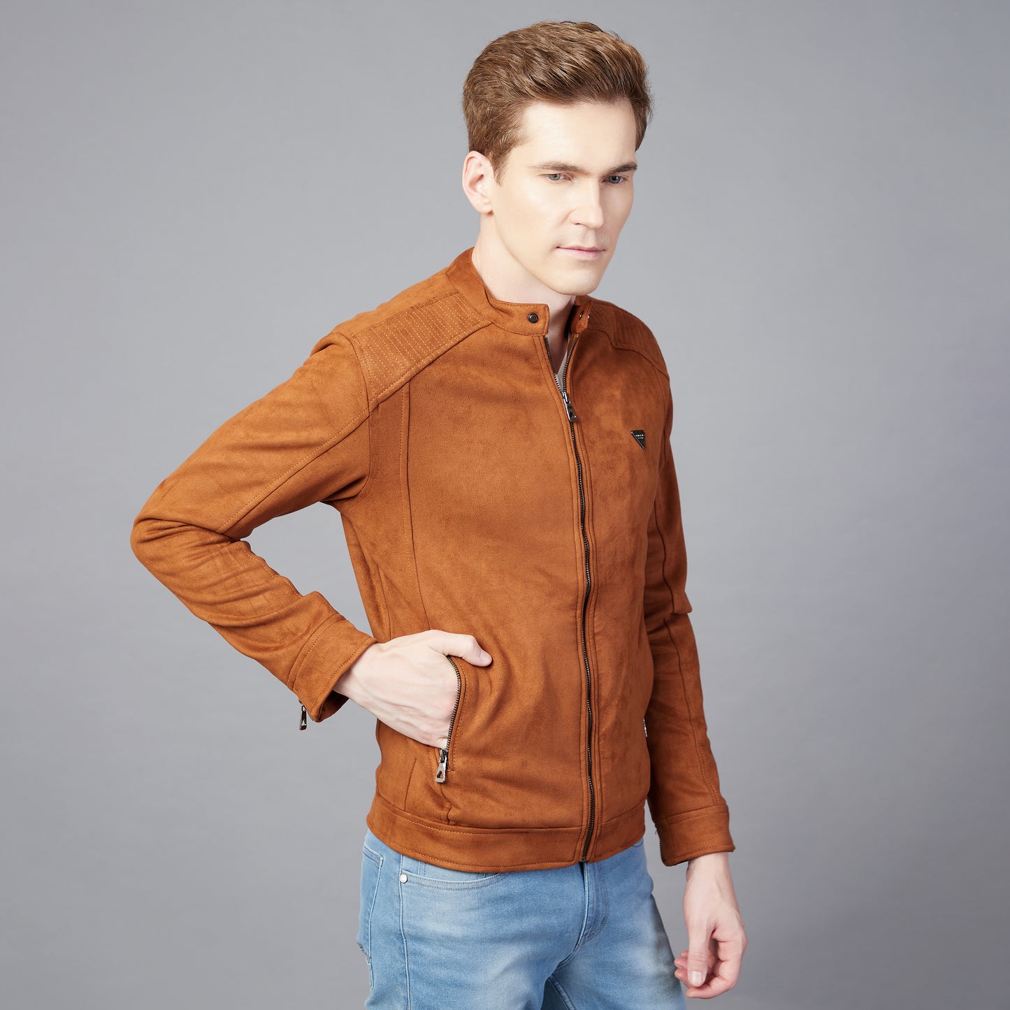 Suede Bomber Jackets for Men