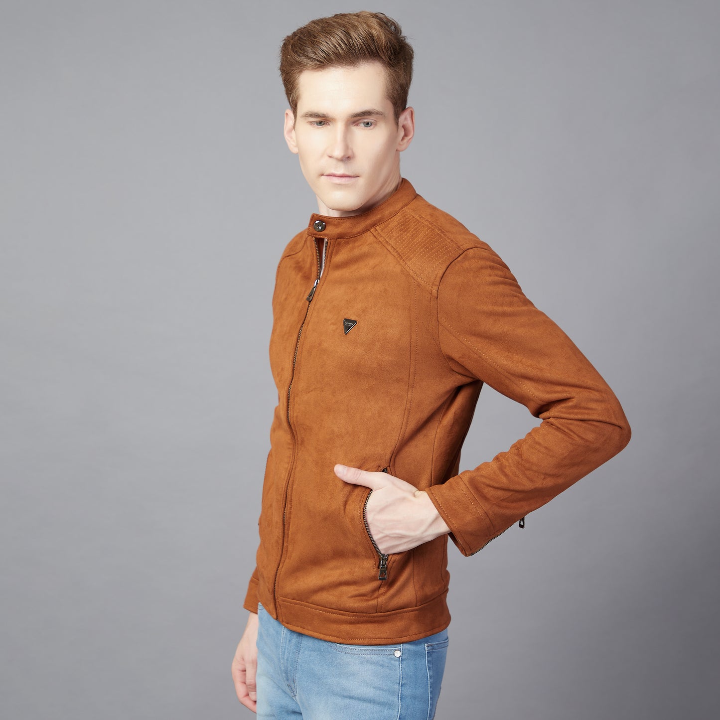 Suede Bomber Jackets for Men