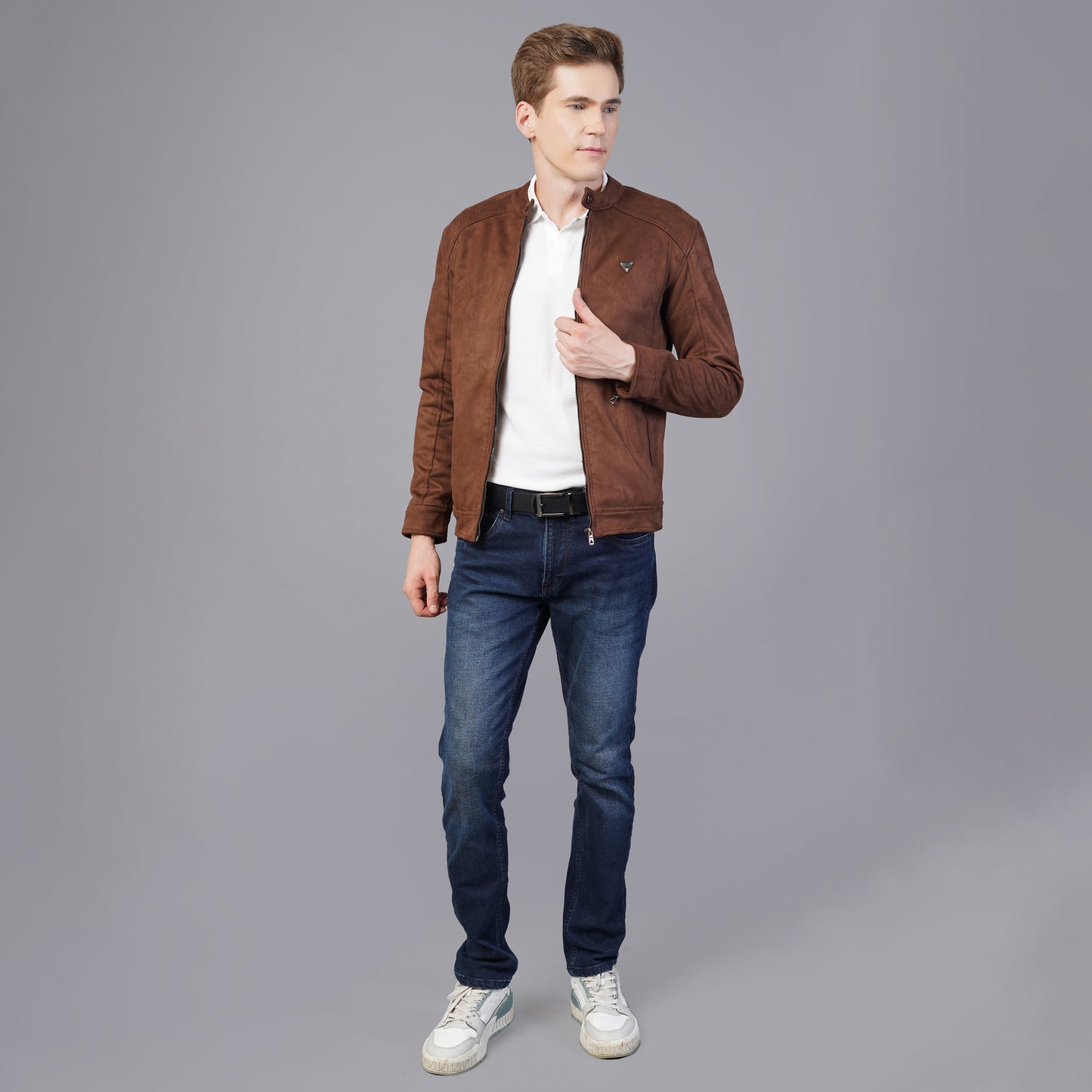 Suede Bomber Jackets for Men