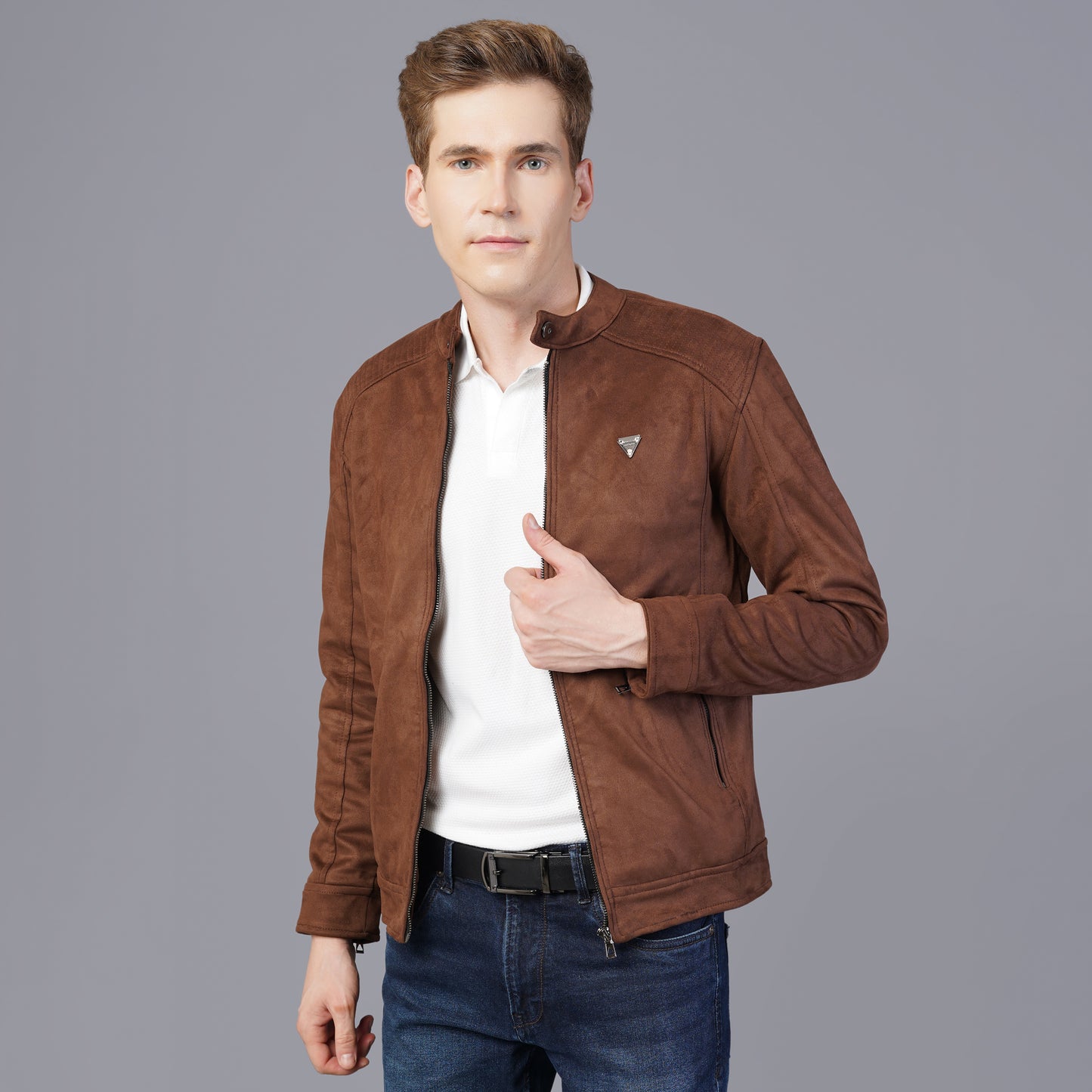 Suede Bomber Jackets for Men