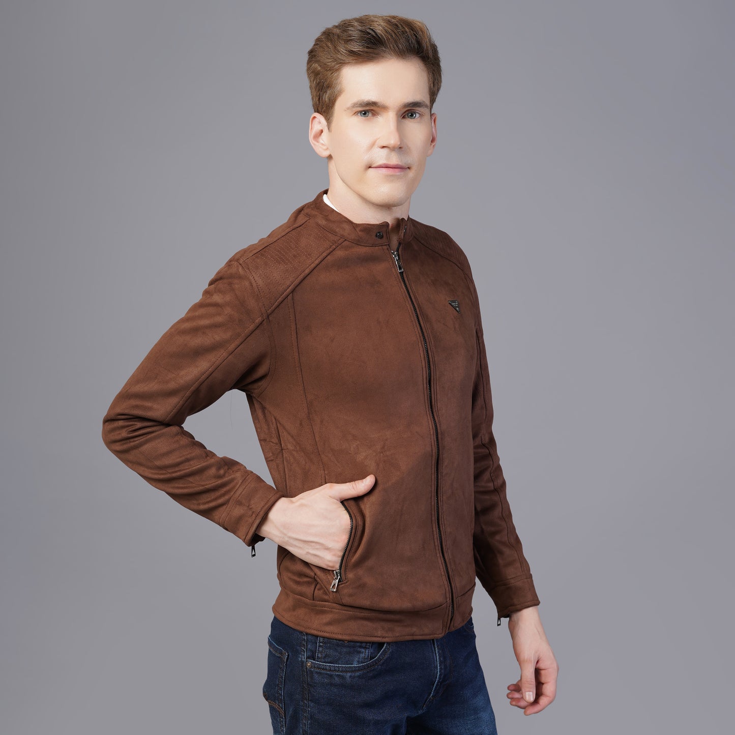 Suede Bomber Jackets for Men