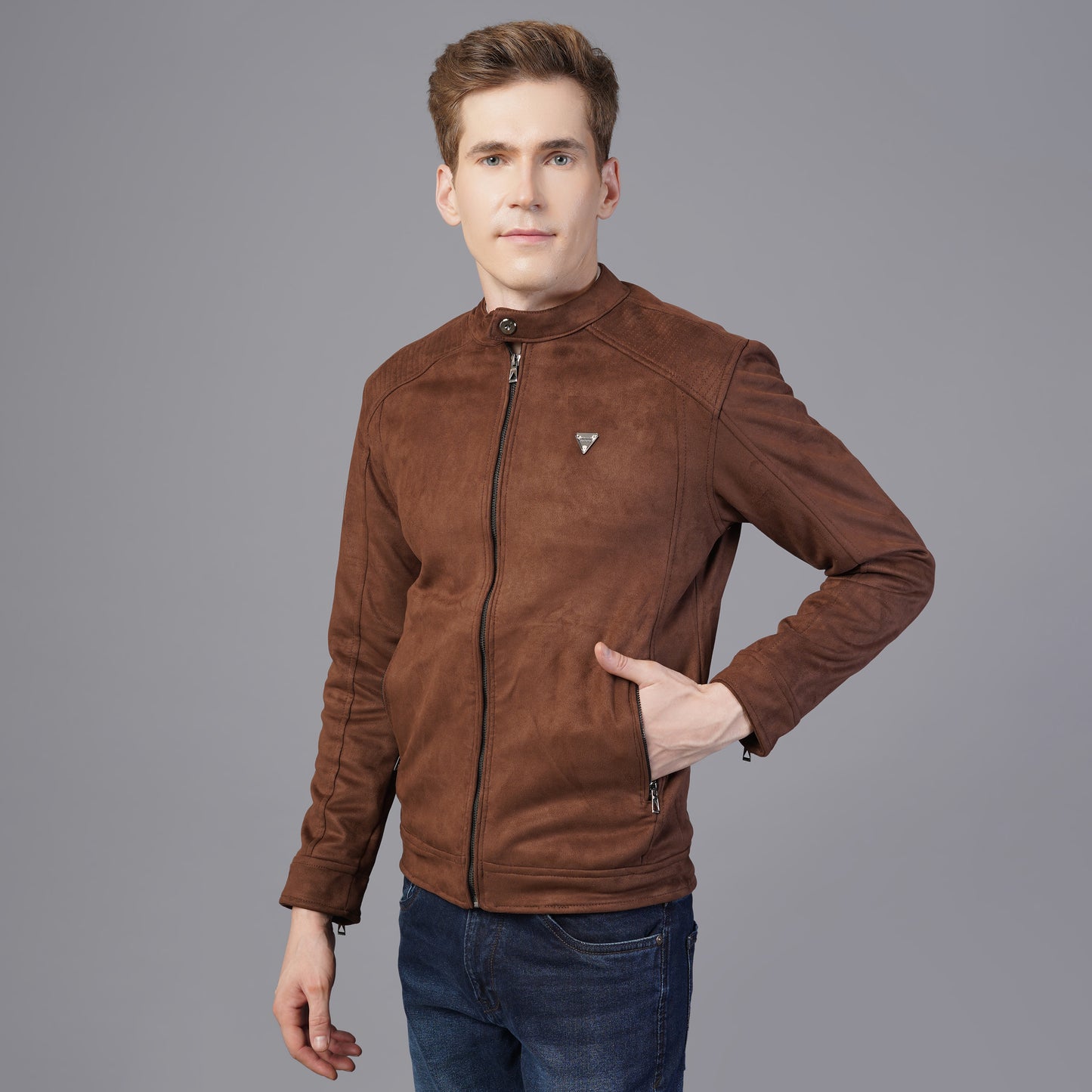 Suede Bomber Jackets for Men