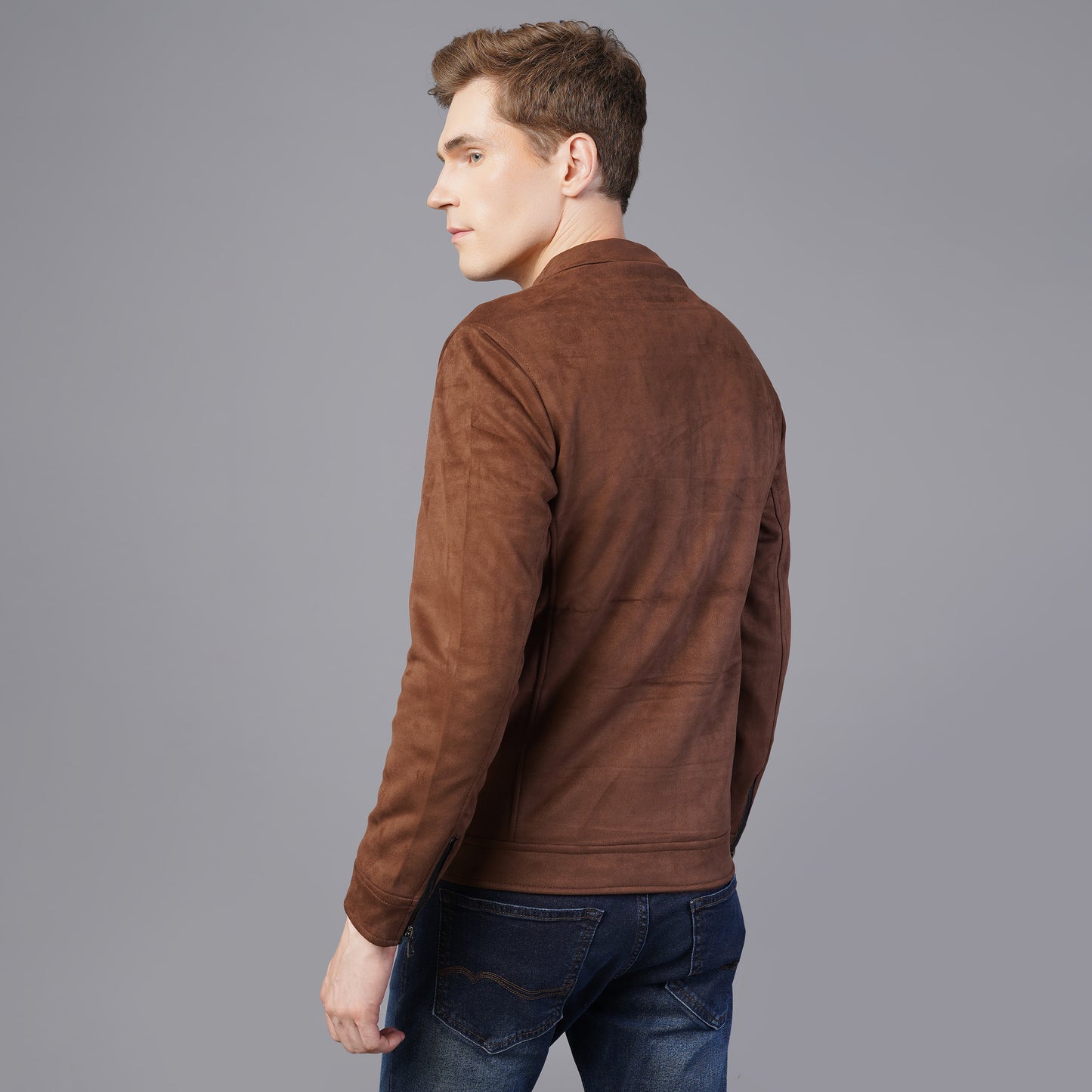 Suede Bomber Jackets for Men