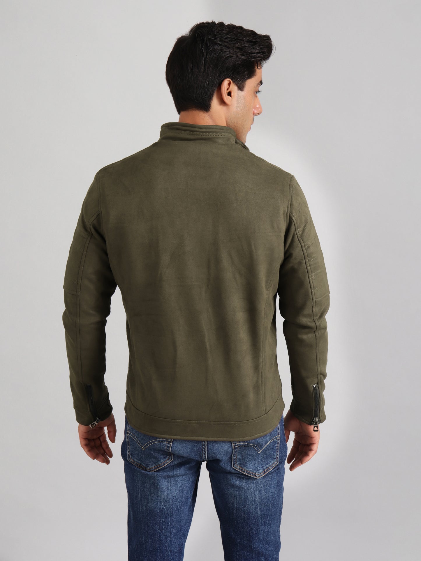 Suede Men's Winter Jacket