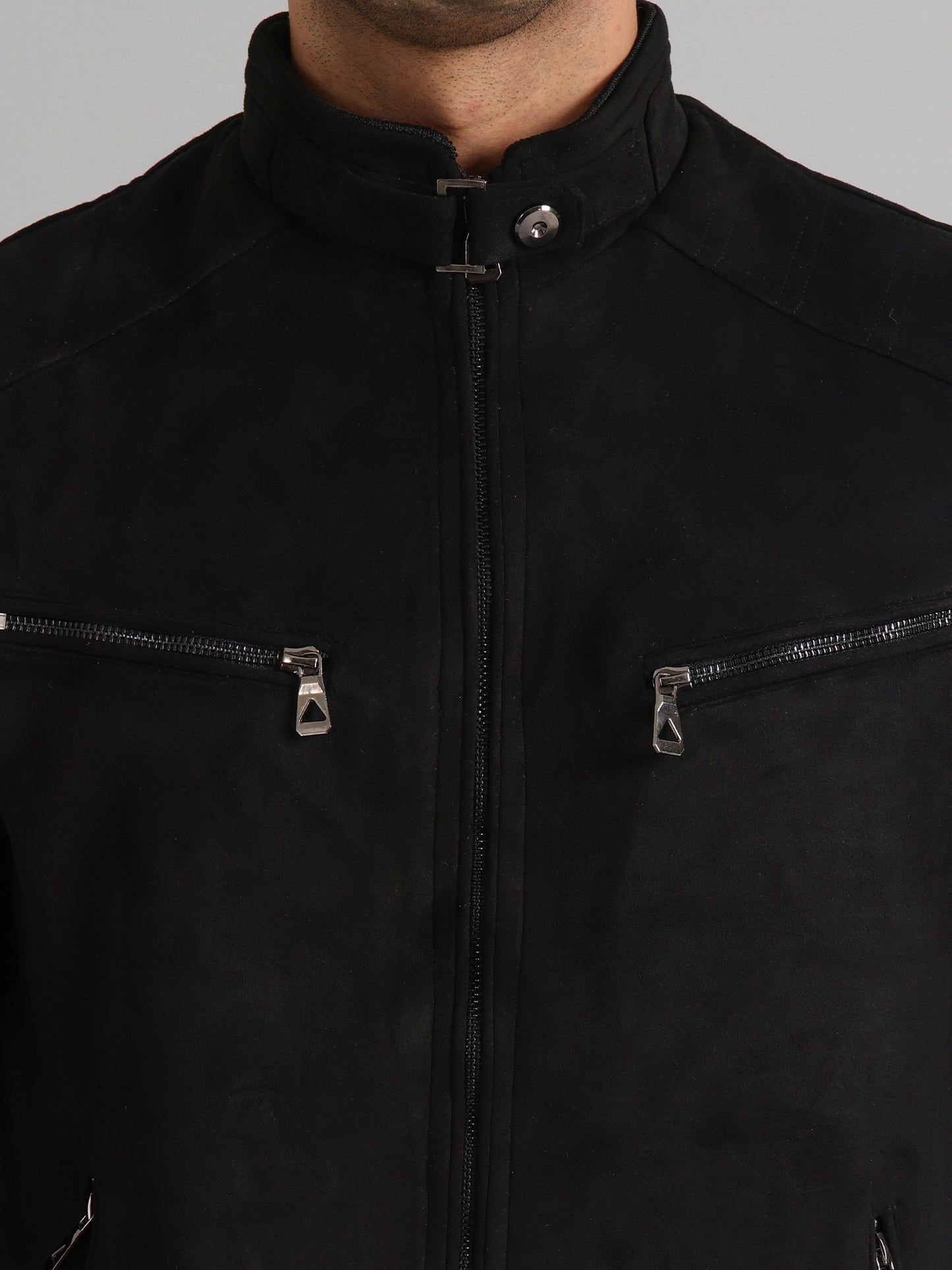 Suede Men's Winter Jacket