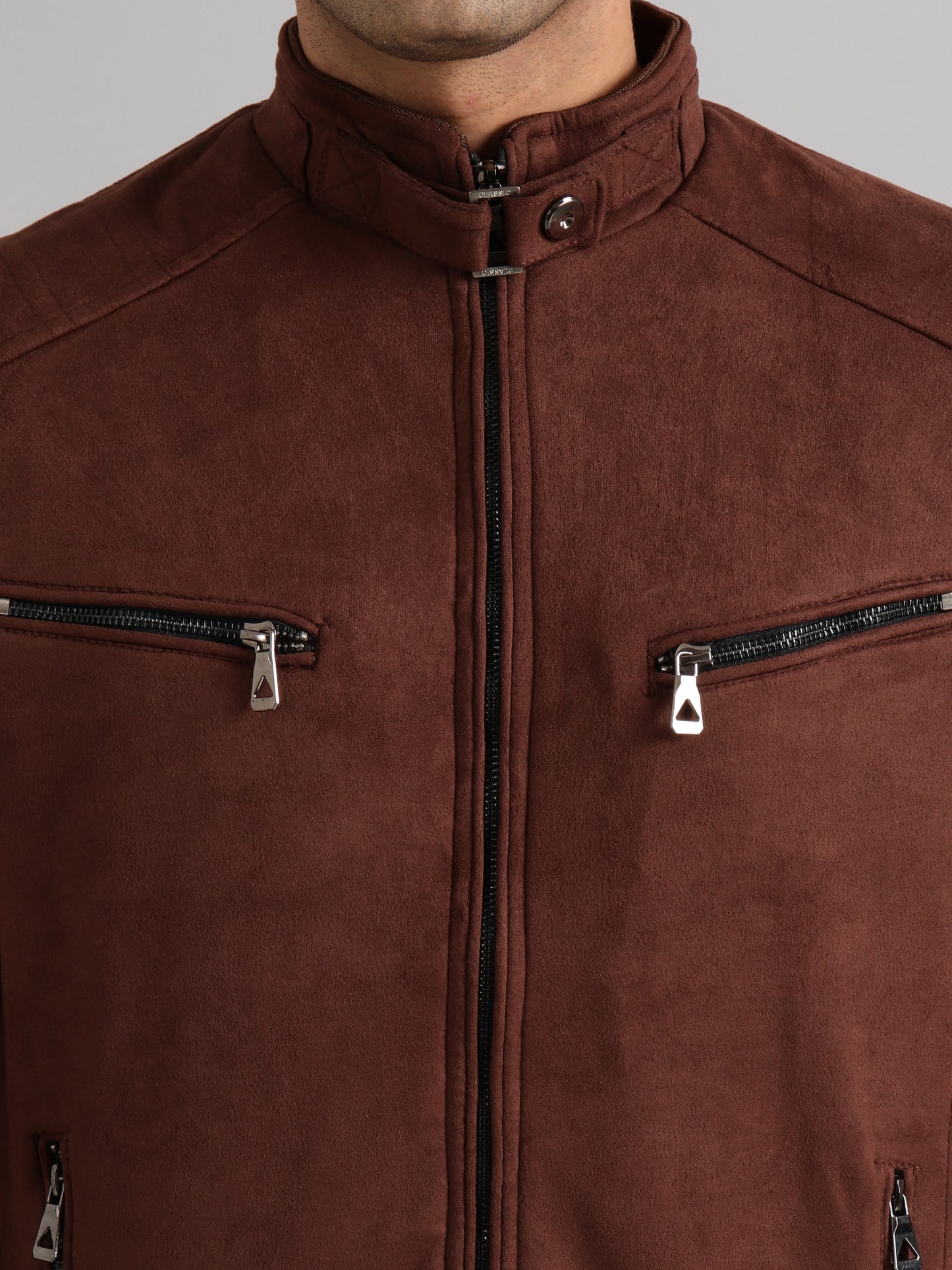 Suede Men's Winter Jacket